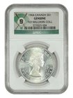 Canada: 1964 $1 NGC Genuine ex: Ted Williams Collection - World Coins