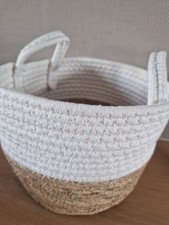 Marks & Spencers Apothecary Hero Gift Woven  Bag  Basket storage hamper BN