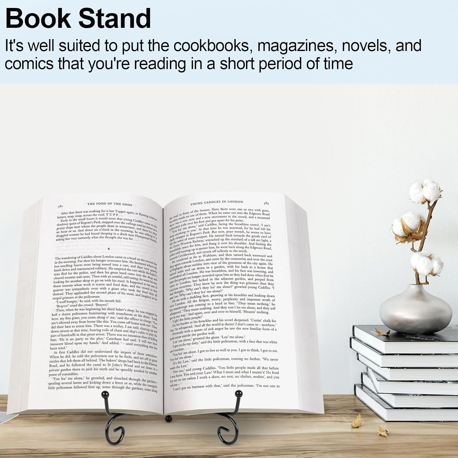 vivinin 4 Pack Plate Stands For Display,Plate Holder 6 '',Picture Frame Stand of