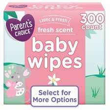 Fresh Scent Baby Wipes, 300 Count Select for More Options 