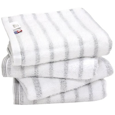 Imabari Towel Face Towel 4-Piece Set: Soft, Instantly Absorbent, Quick-Drying, _
