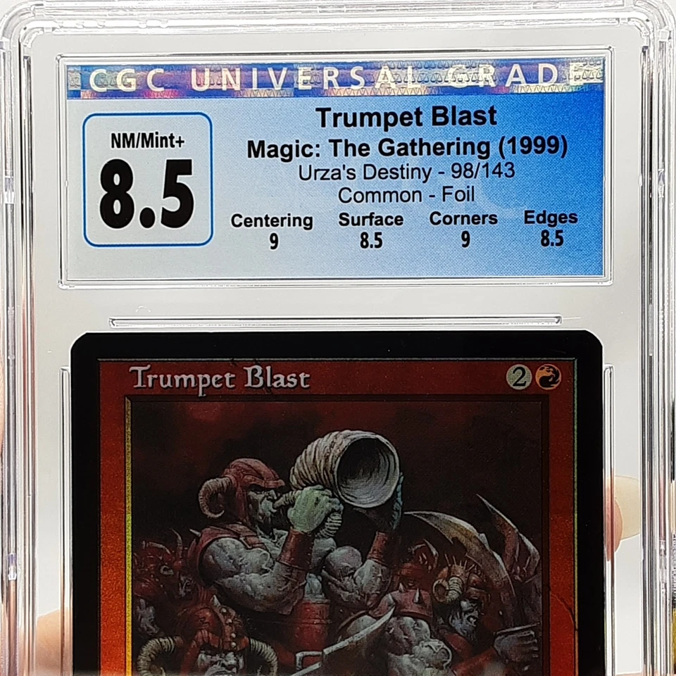 MTG - Urza's Destiny - Trumpet Blast - Foil - Graded - CGC 8.5 - Vintage - Image 3 of 4