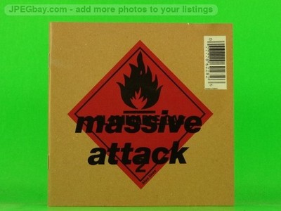 MASSIVE ATTACK BLUE LINES (604) 9 Track CD Album Picture Sleeve VIRGIN