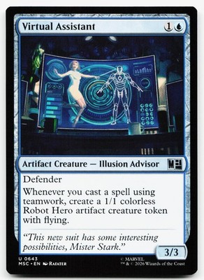 VIRTUAL ASSISTANT 643 UC COMMANDER: MARVEL SUPER HEROES NM