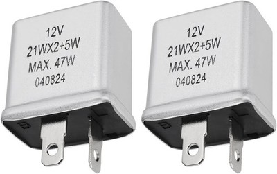 2pcs 2-Pin Indicator Flasher Relay 21WX2+5W Replacement Part SFB114 SFB115 GFU21