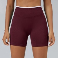 Women's Seamless Yoga Shorts High Waist Gym Fitness Sports Running Booty Shorts