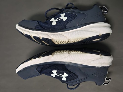 Under Armour Charged Assert Running Shoes 3024857-400 Men's Blue Size 10 - Picture 11 of 20