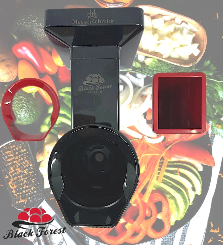 GEMÜSESCHNEIDER RAFFELVORSATZ KITCHENAID KÜCHENMASCHINE VEGETABLE SLICER BLACK - Bild 2 von 4