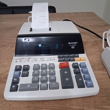 Sharp EL-1197PIII 12 DIGIT Printing Calculator- TESTED WORKS GREAT VERY CLEAN 