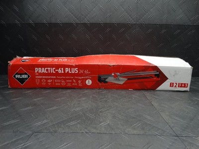 Rubi Practic 61 Plus-24in Tile Cutter w/ Tungsten Carbide Blade and Roller Guide