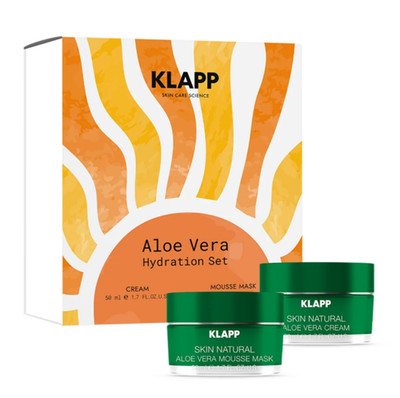 KLAPP Cosmetics  Skin Natural Aloe Vera Cream & Maske Hydration Set