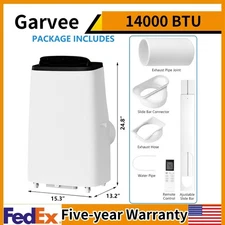 🔥14000 BTU Portable Air Conditioners 3-In-1 Unit Fast Cooling Remote Control