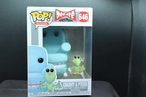 🔥Funko POP! Television Pee-Wee Herman Chairry with Pterri #646 (F1)