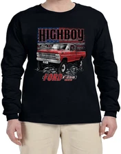 Ford Highboy Truck Vintage Design Ford Long Sleeve T-Shirt  Long Arm Shirt Gift