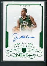 2014-15 Dante Exum 2/5 Auto Panini Flawless Autographs Rookie RC
