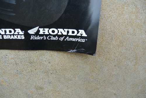 Miguel Duhamel Team Honda Poster Shop Sign Street Bikes Red Riders Ad 5392 Z5 - Picture 8 of 10