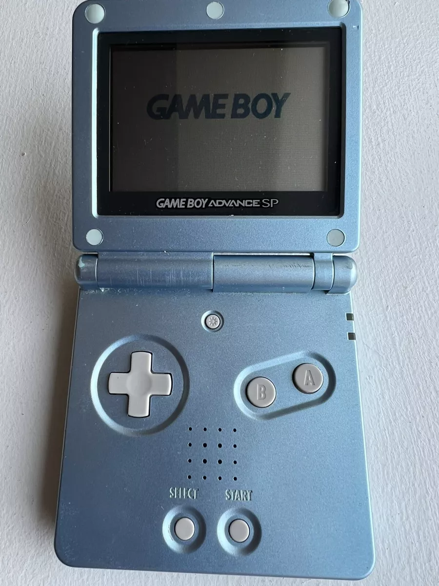 GameBoy Advance Nintendo GBA SP Japan Console Handheld AGS001 PEARL BLUE.