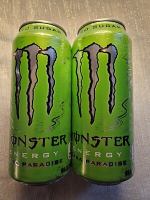 MONSTER - ENERGY - ULTRA PARADISE ~ 2 FULL CANS 16OZ EACH