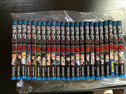 Complete Set of Demon Slayer Kimetsu no Yaiba Manga UK