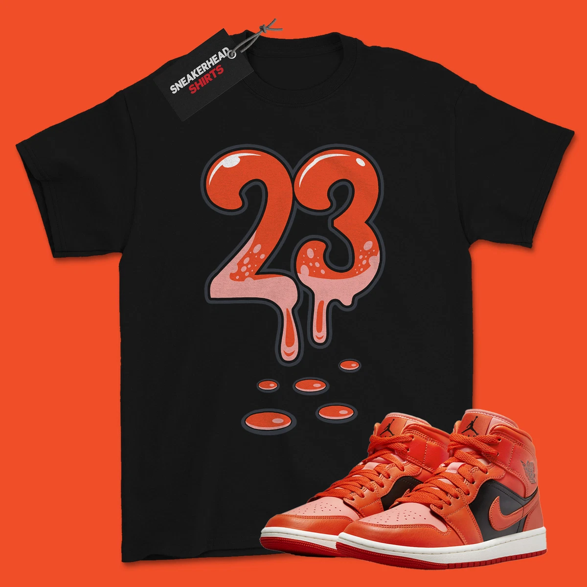 Jordan 1 online noir et orange