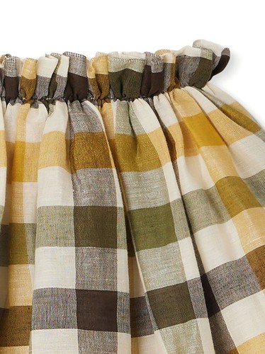 Girls Bonpoint Flaminia Checked Pleated Ruffled Skirt, size 10A, 140/60, NWT - Picture 3 of 5