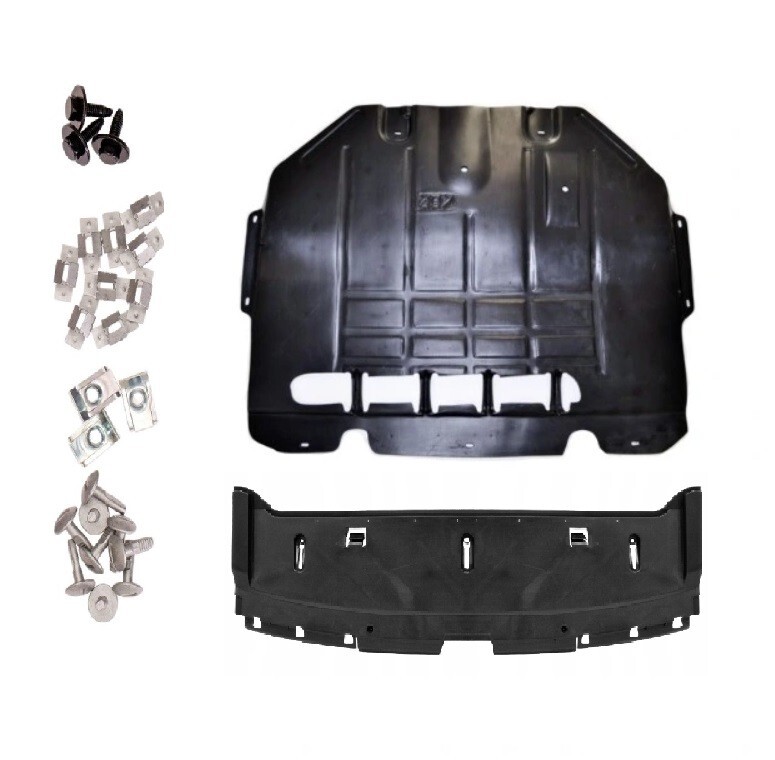 Protection Sous-moteur Pour Peugeot 307 (2001-2005) - Pare-chocs Neuf - Kit Q-Part