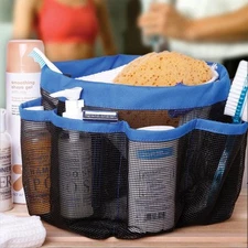 Portable Mesh Shower Bathroom Basket Bag Quick Dry Breathable Caddy Tote