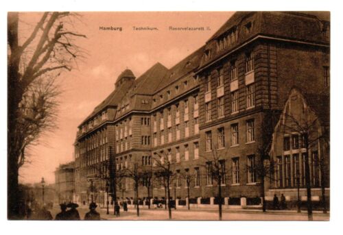 Hamburg 1919 Technikum  Reservelazarett II. - Bild 1 von 2