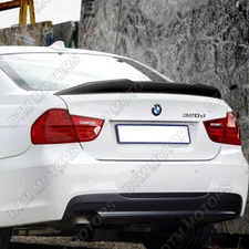 For 06-11 BMW E90 325i 328i 335i M3 Sedan PSM-Style Carbon Fiber Trunk Spoiler