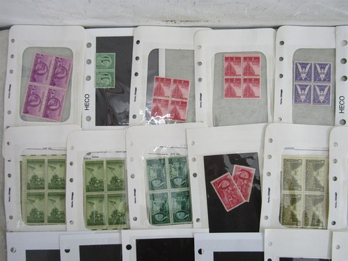 Nystamps US much mint NH old stamp & block collection high cost m3qf - Picture 2 of 11