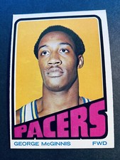 1972-73 Topps Basketball George McGinnis Indiana Pacers Rookie Card #183
