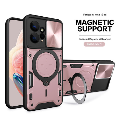 Armor Slide Lens Camera Ring Cover For XIAOMI Redmi note 12 Screen Protector