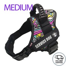 Dog Harness M Adjustable Reflective No Pull No Choke Outdoor Vest Service Pet C