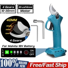 Electric Pruner Cordless Pruning Shears Scissor Cutter For Makita Battery 30mm