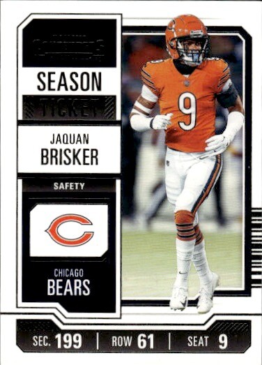 2023 Panini Contenders #19 Jaquan Brisker Season Ticket Retail