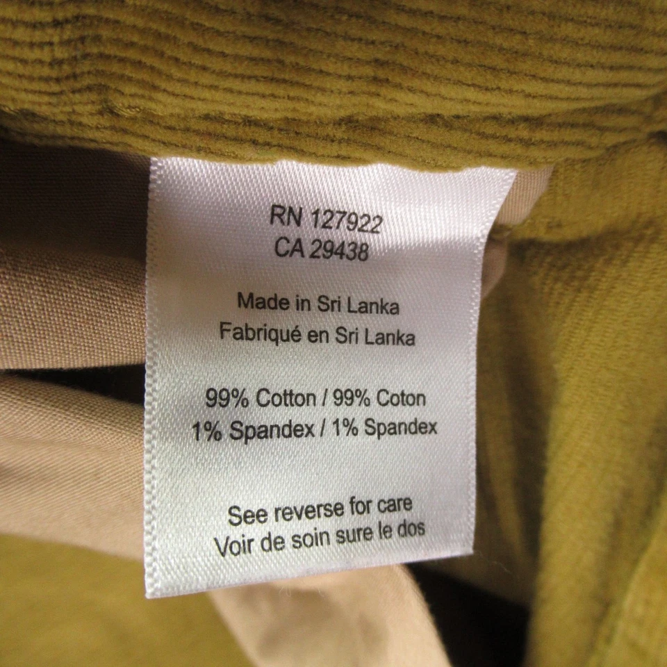 Mountain Khakis Jeans Womens 6 Regular Mustard Straight Leg Corduroy - Image 4 of 4