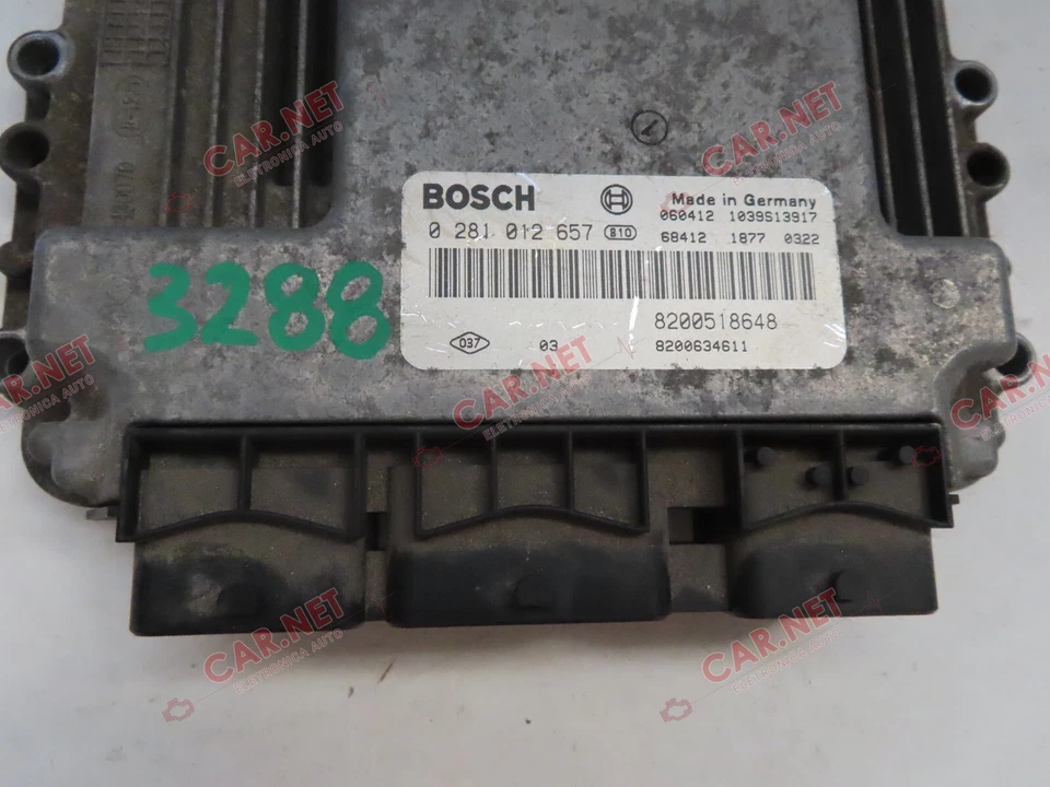 0281012657 CENTRALINA MOTORE SUZUKI GRAND VITARA JT 1.9 DDIS EDC16C3 8200518648 Foto 2 de 4