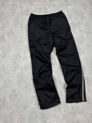 Vintage Nike Y2K Nylon Track Pants Double Swoosh Size S | eBay