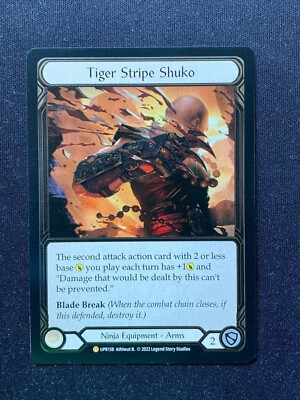 Tiger Stripe Shuko COLD FOIL (UPR158) Uprising - Flesh and Blood