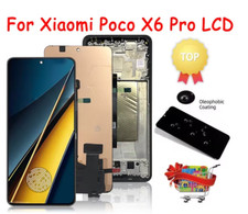 For Xiaomi Poco X6 Pro 2311DRK48G Full LCD Display Touch Screen Digitizer Frame