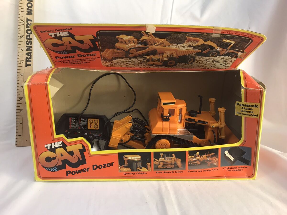 The CAT Power Dozer - New Bright Bulldozer Toy - 1988 - No The CAT Power Dozer - New Bright Bulldozer Toy - 1988 - No