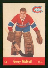 GERRY McNEIL 1955-56 PARKHURST 55-56 #52 VGEX+         97260
