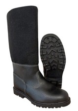 warme Filzstiefel aus Leder