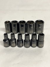 Jesse James WCC Mac Tools 1/4” Drive SAE 6 Point Socket Set (10) 5/32” to 1/2”
