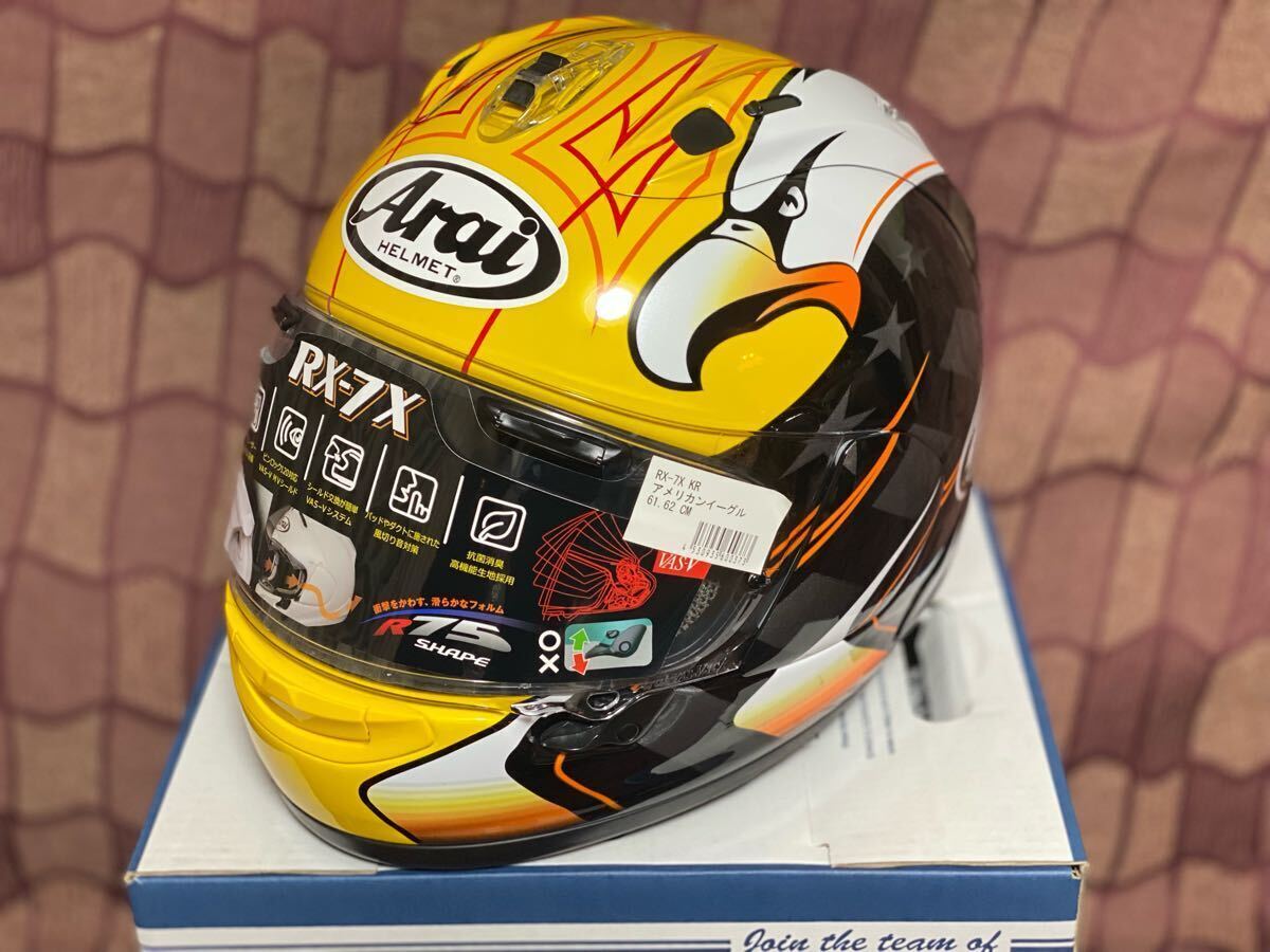 Arai RX-7X 【KR AMERICAN EAGLE】 Amazon.co.jp: Arai RX-7X AMERICAN EAGLE Motorcycle Helmet