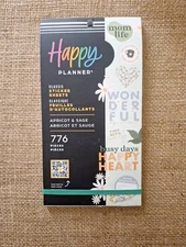 NEW! Happy Planner APRICOT & SAGE Planner Stickers 776 Pcs 