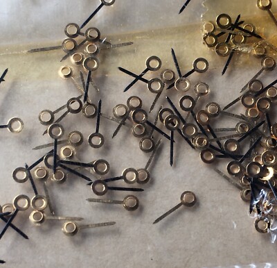 LOT NOS New Agujas horas hour hands 50/100 palo golden movement lote3 black