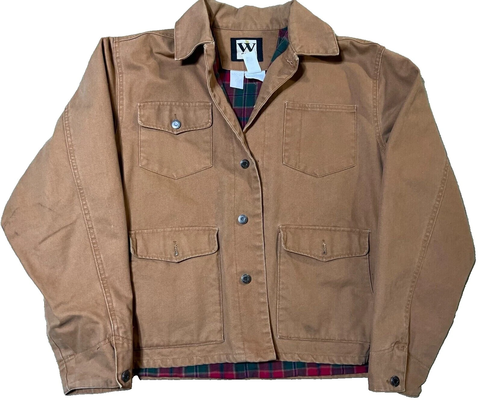 Lona Marrom Original Vintage Casacos e jaquetas para Homens