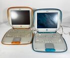 Apple iBook clamshell blueberry & Tangerine