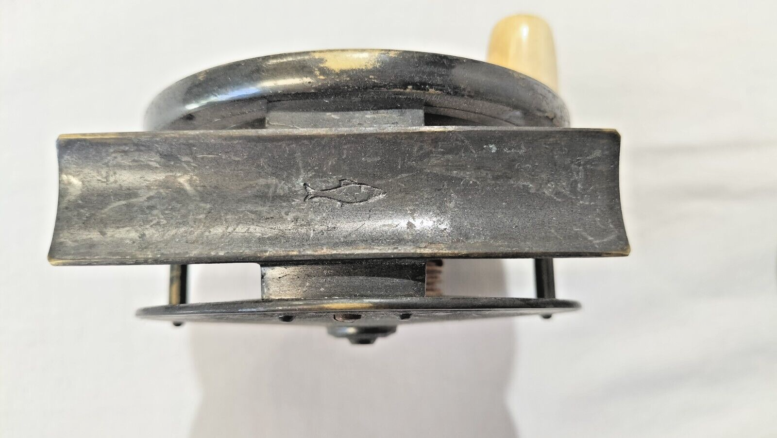 Antique Brass Fly Fishing Reels x 2 incl Chas Farlow 2 Scarce Antique